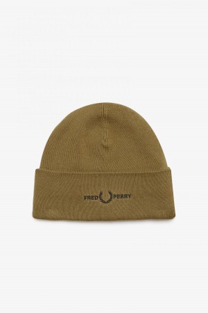 Bonnet Fred Perry Graphique Accessories Shaded Stone | AFRWC64276