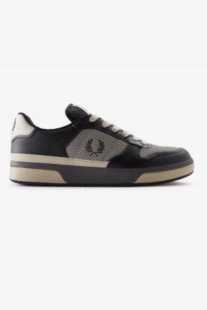 Chaussure Fred Perry B300 Homme Noir | DFRVO94902