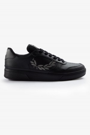 Chaussure Fred Perry B300 Homme Noir | FRNEJ42816