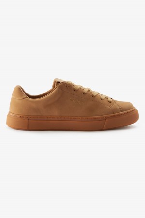 Chaussure Fred Perry B71 Homme Cuivre Doré | FRJBT58511