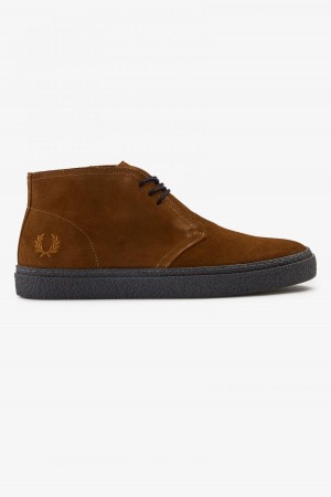 Chaussure Fred Perry Hawley Homme Ginger | FREGJ93418