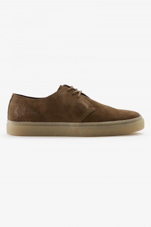 Chaussure Fred Perry Linden Homme Shaded Stone | FFRUI50685