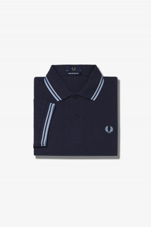 Fred Perry Shirt Fred Perry M12 Homme Bleu Marine | TFRPQ29891