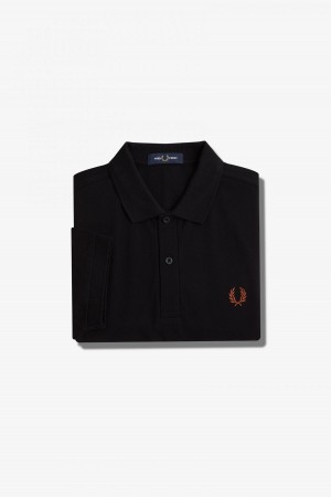 Fred Perry Shirt Fred Perry M6000 Homme Noir Marron | BFRSD59982