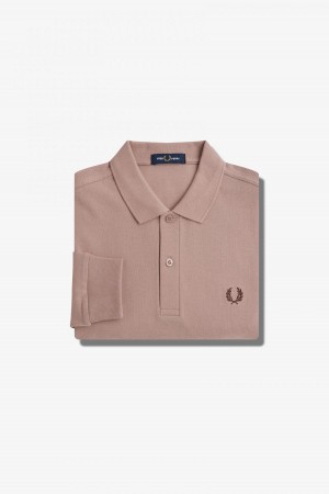 Fred Perry Shirt Fred Perry M6006 Homme Rose Foncé | FRFRX54071