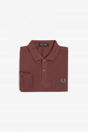 Fred Perry Shirt Fred Perry M6006 Homme Marron Menthe Foncé | FRJZR56132