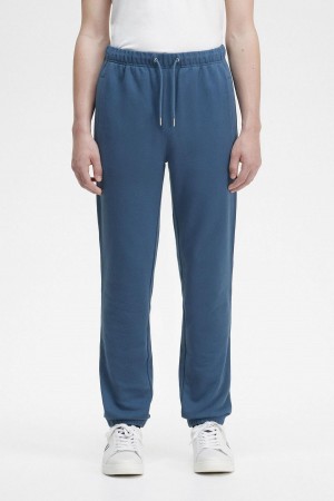 Pantalons Fred Perry Loopback Sweatpants Homme Bleu | UFRND20998