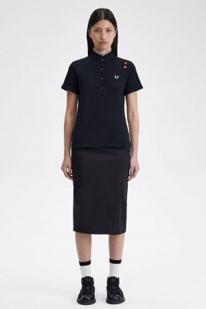 Polos Fred Perry Amy Fred Perry Femme Noir | FRFRX39854