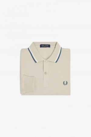 Polos Fred Perry M3636 Homme Noir Blanche Bleu | SFRVO21077