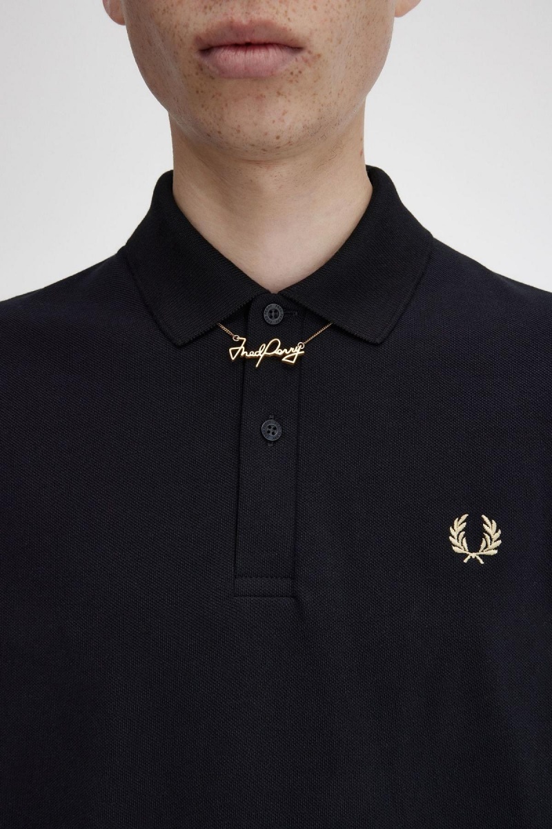 Bijoux Fred Perry Fred Perry Necklace Accessories Doré | FRJKU52412