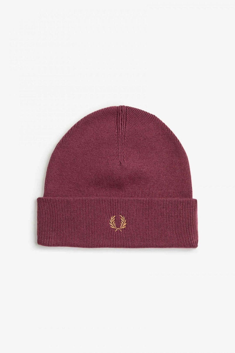 Bonnet Fred Perry Classiche Accessories Oxblood / Shaded Stone | FRDFL66843