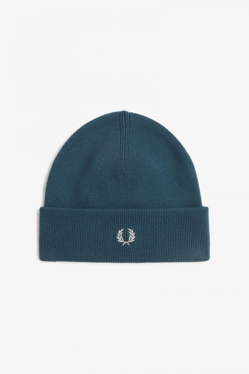 Bonnet Fred Perry Classiche Accessories Bleu Noir | ZFRMJ73196