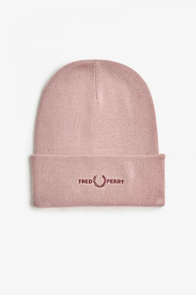 Bonnet Fred Perry Graphique Accessories Rose Rose | DFRVO41876