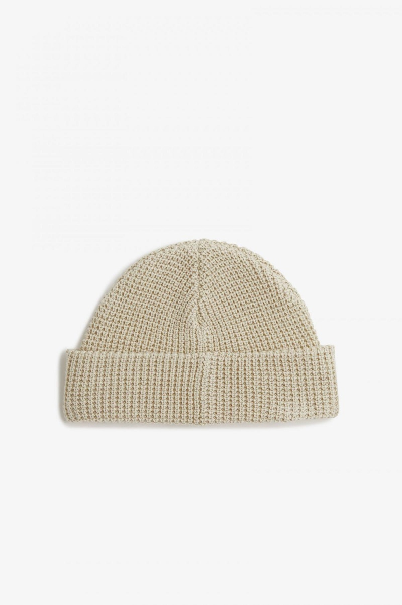 Bonnet Fred Perry Waffle Knit Accessories Noir | BFRSO90506