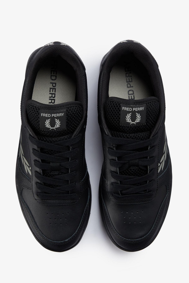 Chaussure Fred Perry B300 Homme Noir | FRNEJ42816