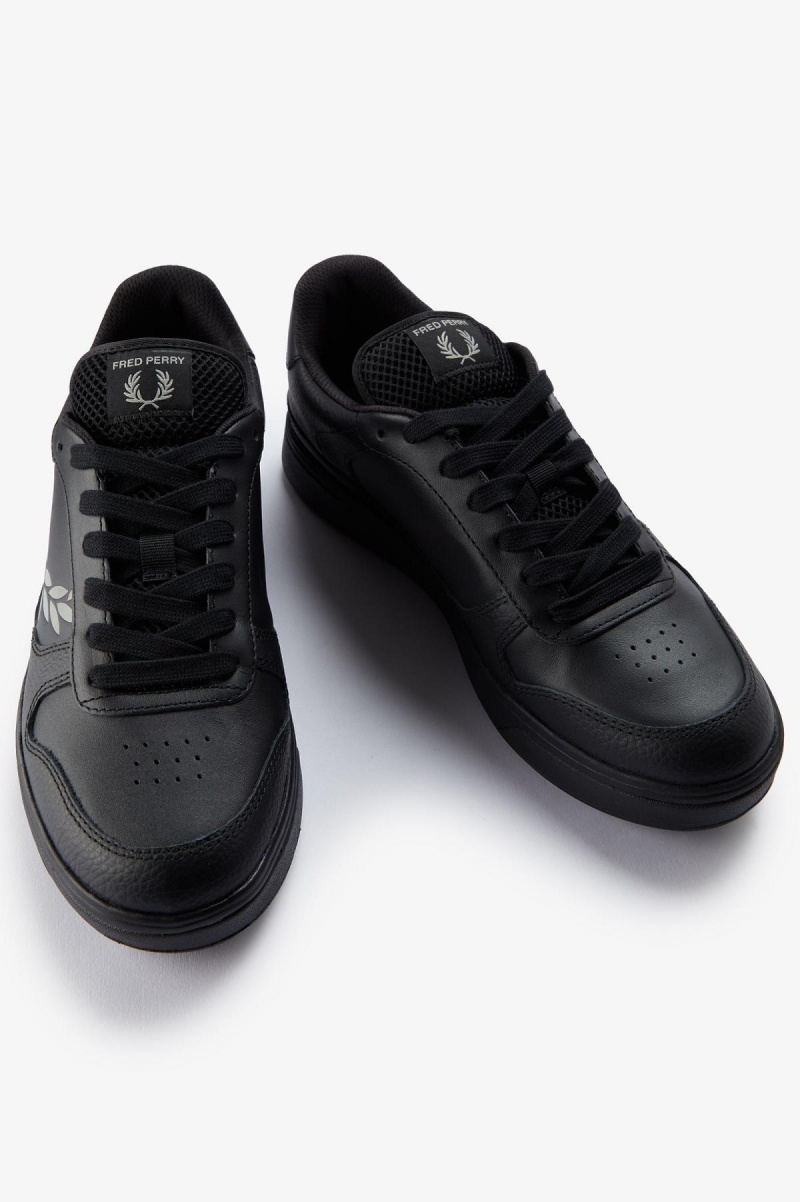 Chaussure Fred Perry B300 Homme Noir | FRNEJ42816