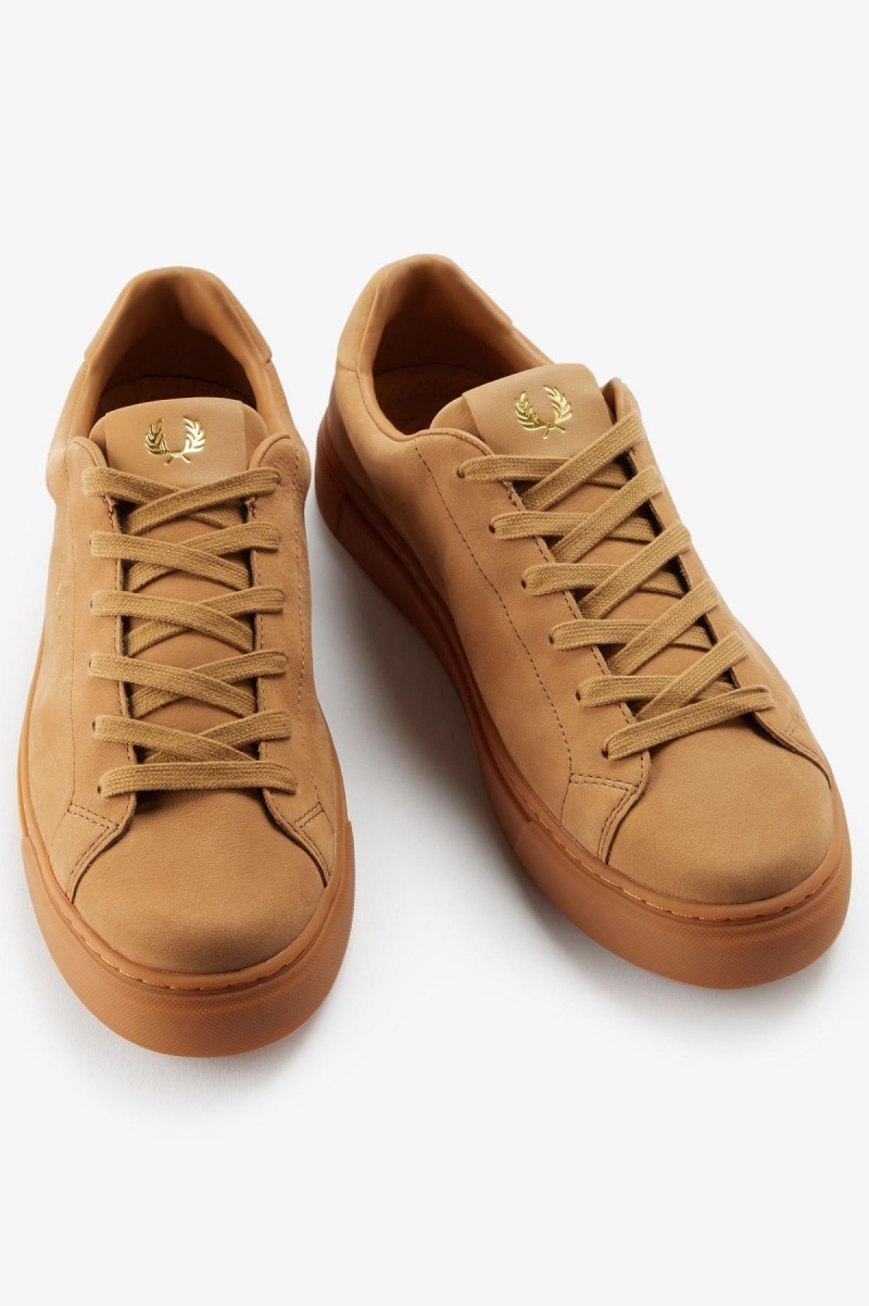 Chaussure Fred Perry B71 Homme Cuivre Doré | FRJBT58511