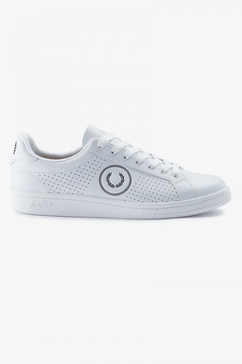 Chaussure Fred Perry B721 Homme Blanche Noir | BFRSO50497