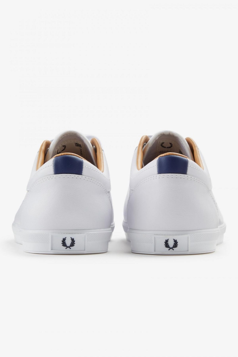 Chaussure Fred Perry Baseline Homme Blanche | SFRVO45340