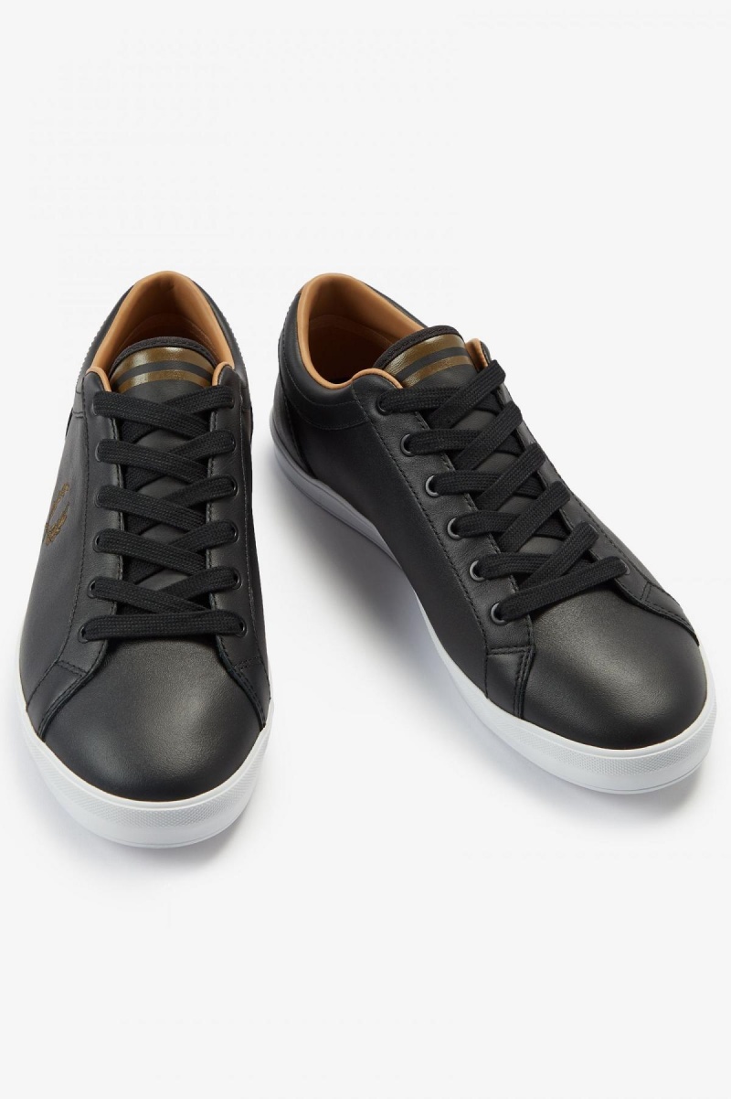 Chaussure Fred Perry Baseline Homme Noir | YFRVQ89999