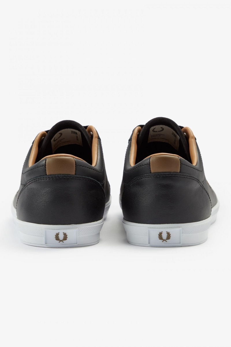 Chaussure Fred Perry Baseline Homme Noir | YFRVQ89999