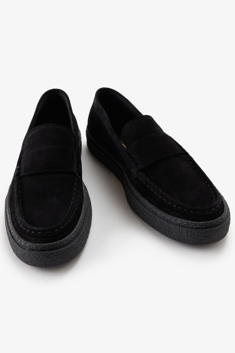 Chaussure Fred Perry Dawson Loafer Homme Noir | PFRQX83406