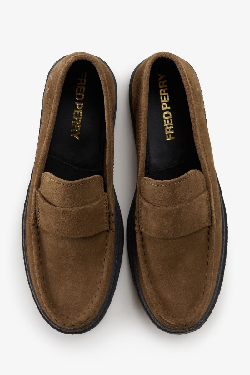 Chaussure Fred Perry Dawson Loafer Homme Shaded Stone | GFREC17800