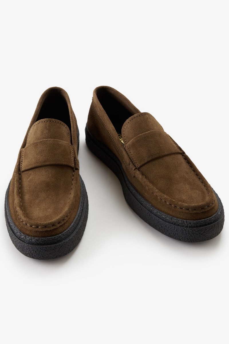 Chaussure Fred Perry Dawson Loafer Homme Shaded Stone | GFREC17800