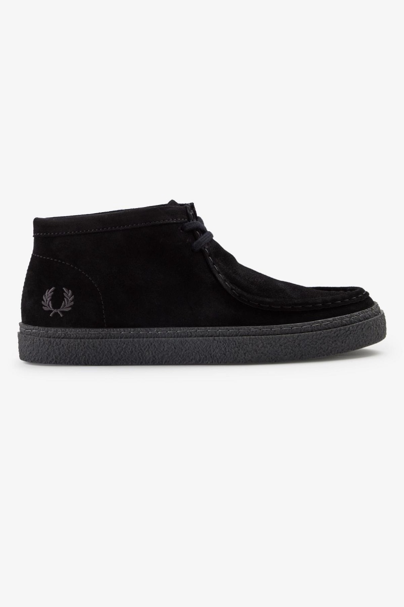 Chaussure Fred Perry Dawson Mid Homme Noir | DFRKV96791