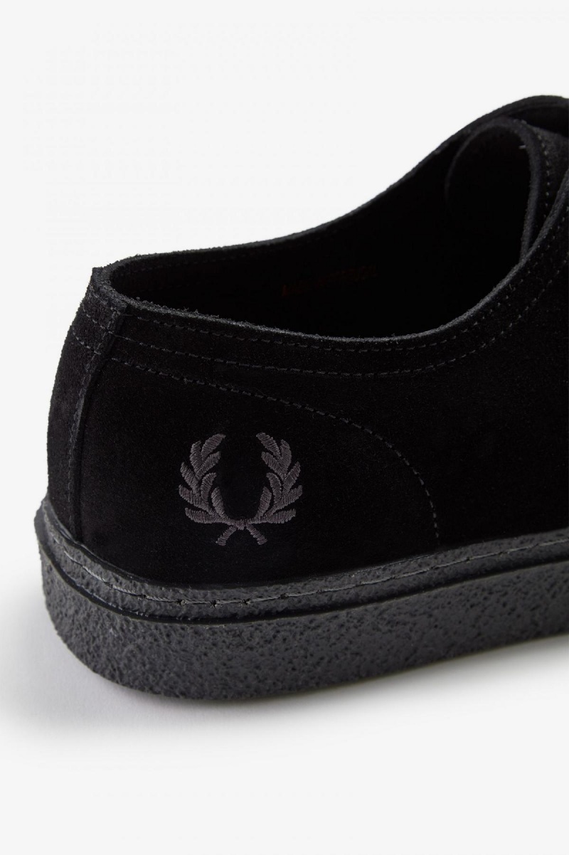 Chaussure Fred Perry Linden Homme Noir | TFRPQ46201