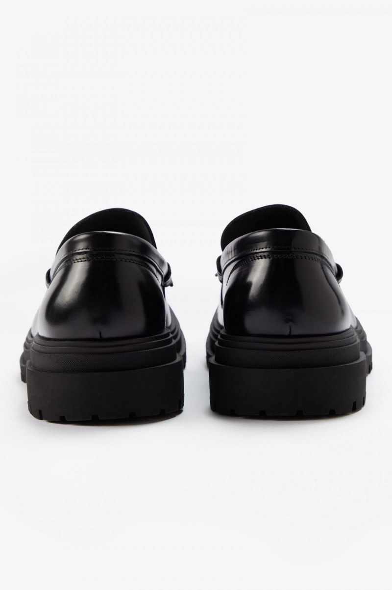 Chaussure Fred Perry Loafer Femme Noir | QFRWA48634