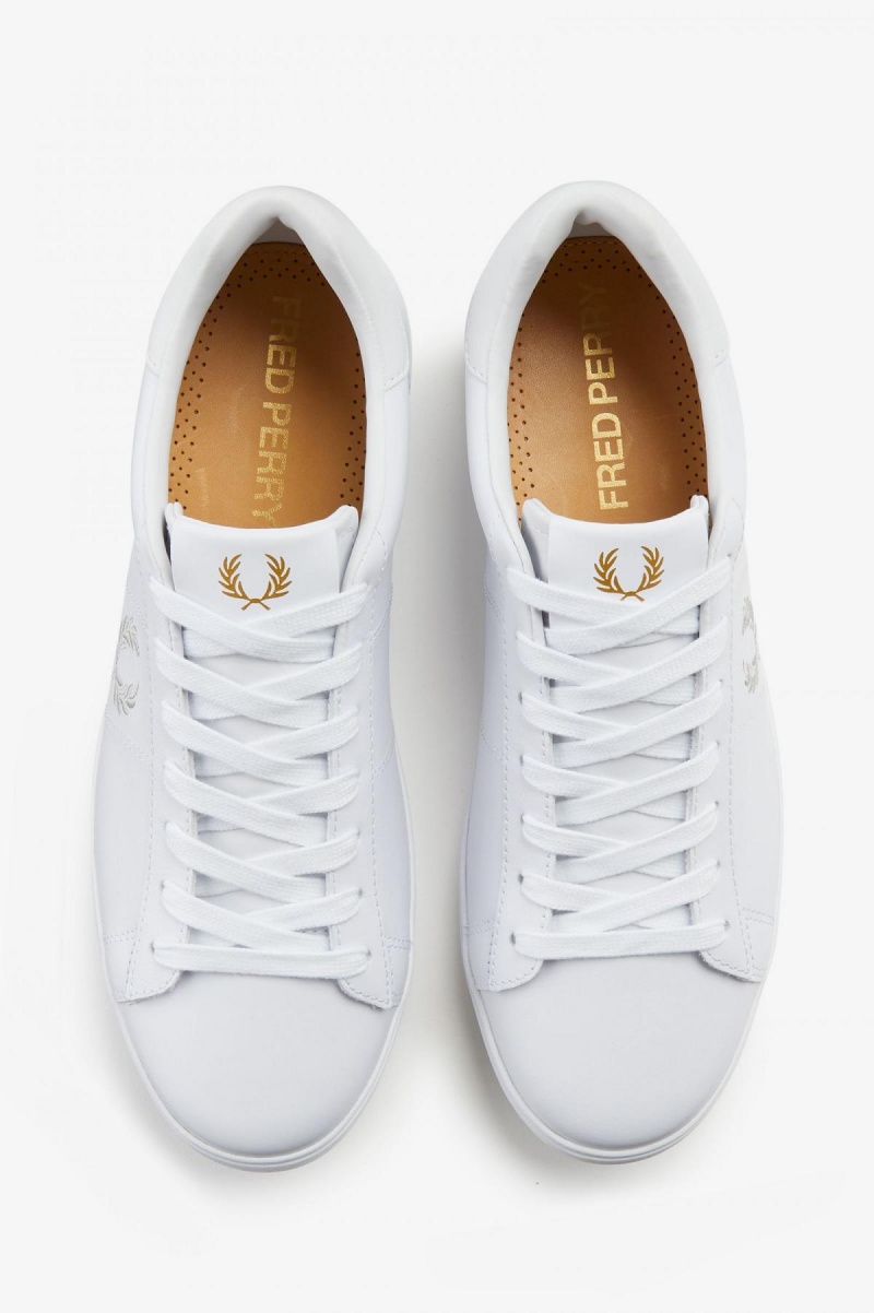 Chaussure Fred Perry Spencer Homme Blanche | LFRTR96822