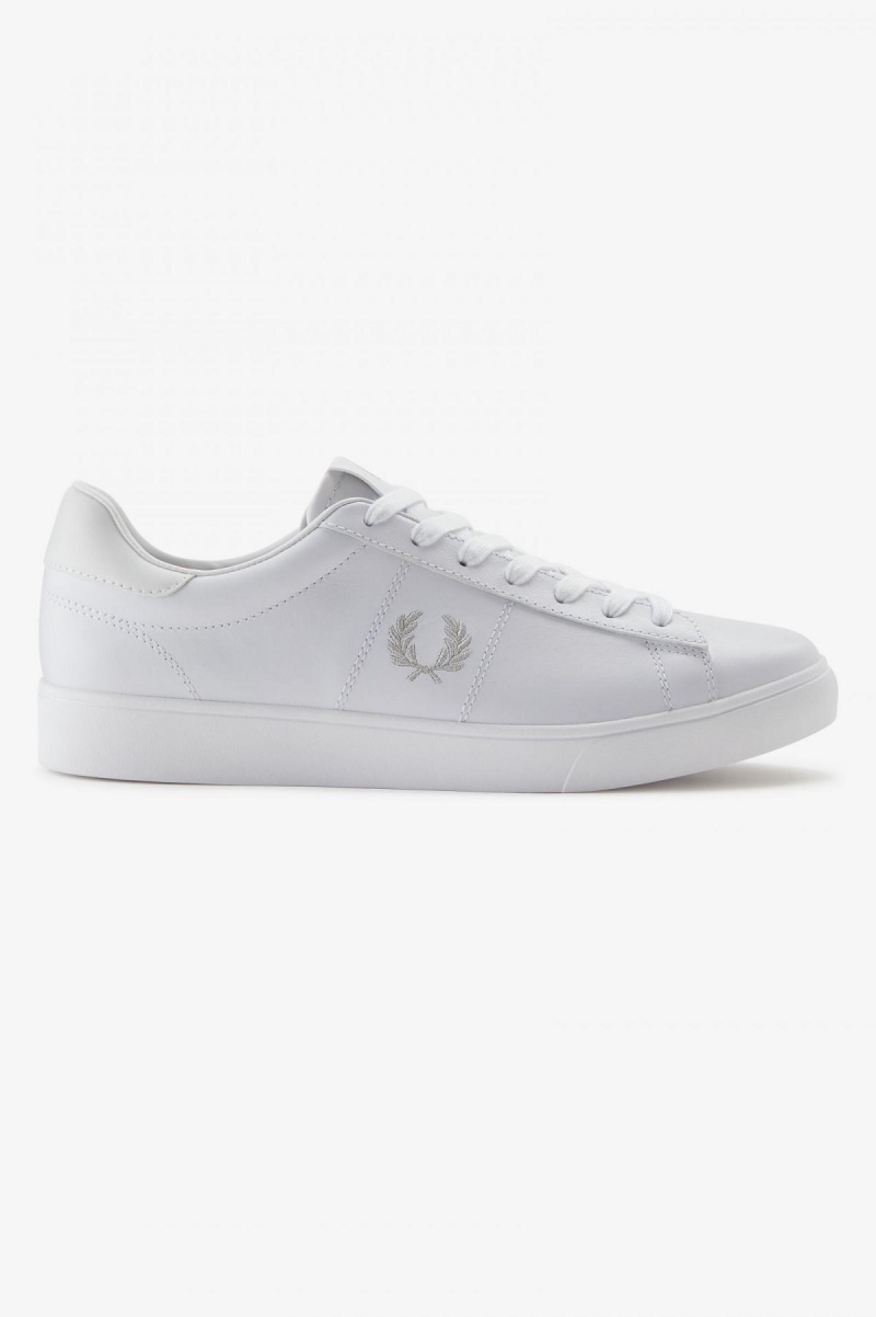 Chaussure Fred Perry Spencer Homme Blanche | LFRTR96822