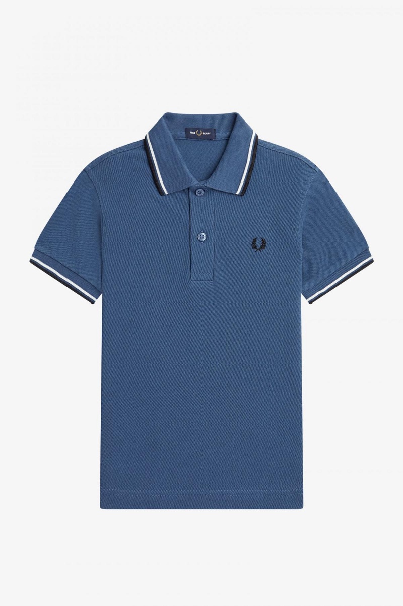 Enfant Fred Perry Kids Twin Tipped Accessories Bleu Blanche Noir | GFREC96861