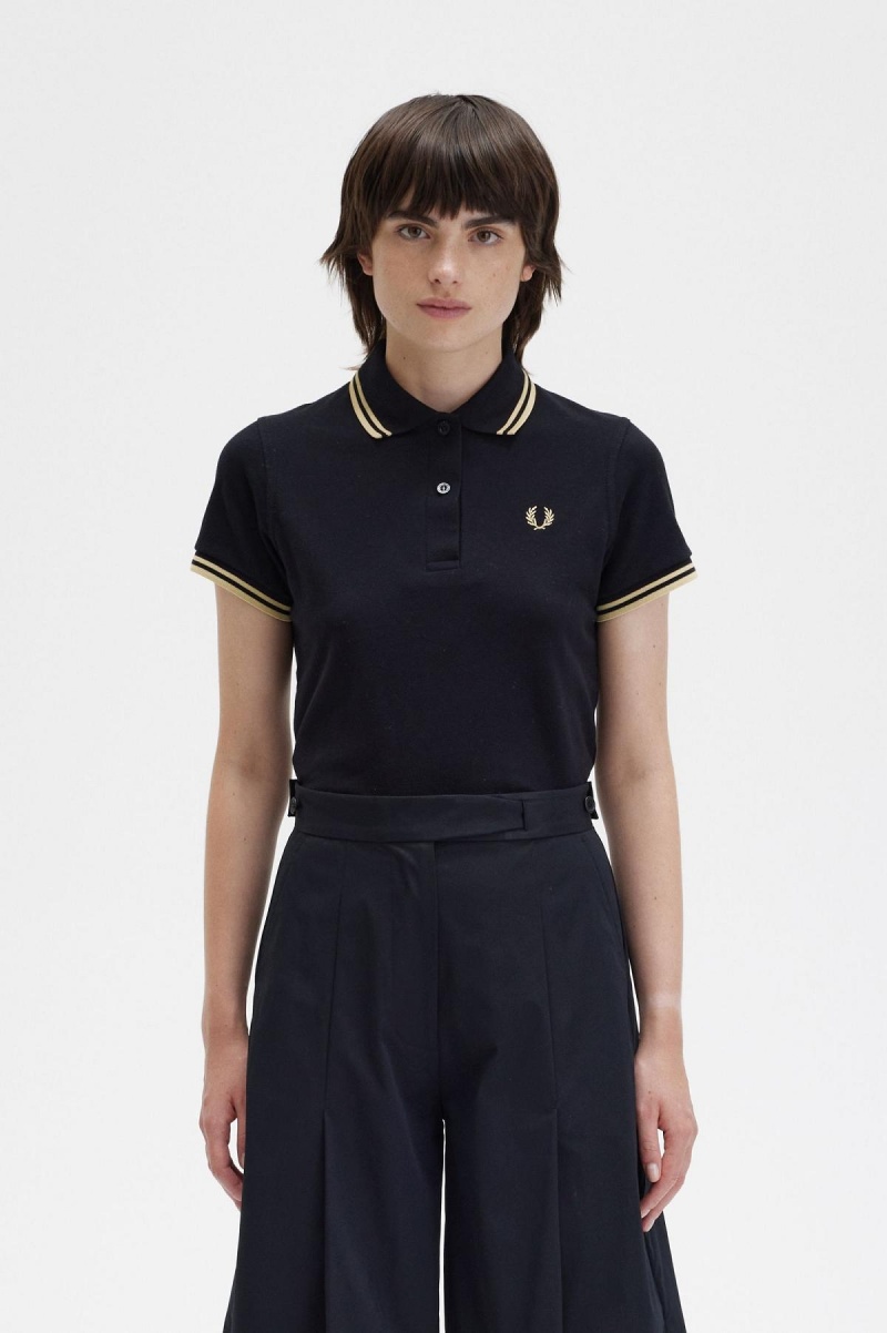 Fred Perry Shirt Fred Perry G12 Femme Noir | FREAH19951