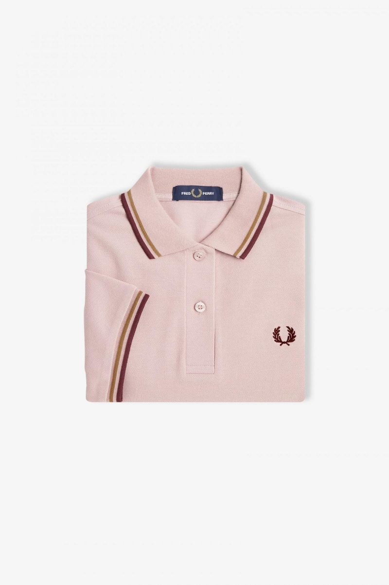 Fred Perry Shirt Fred Perry G3600 Femme Rose Rose | FRJBT60257