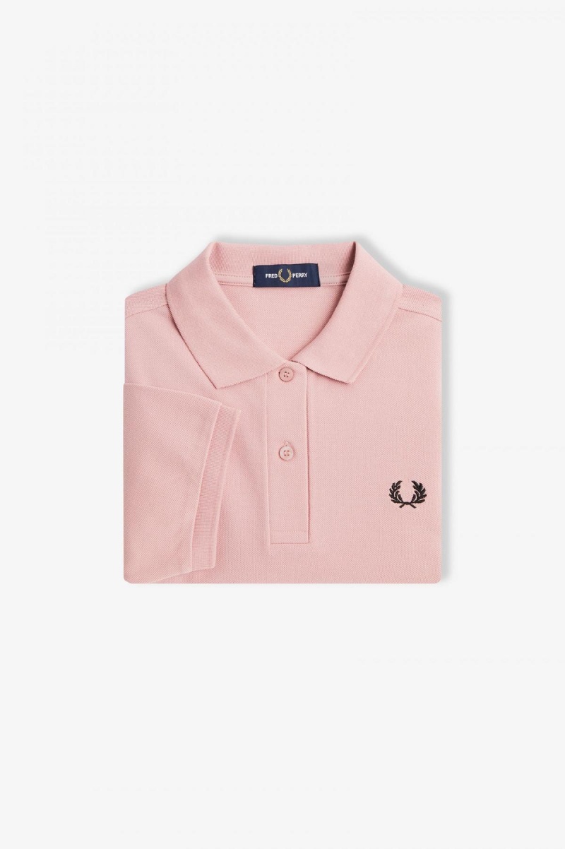 Fred Perry Shirt Fred Perry G6000 Femme Rose Rose Noir | BFRSD75845