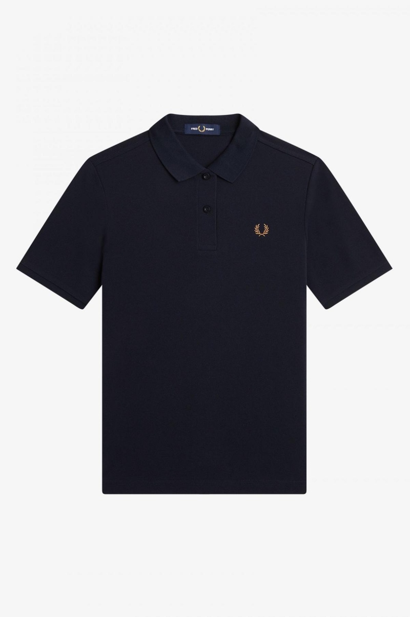 Fred Perry Shirt Fred Perry G6000 Femme Bleu Marine | MFRFT99259