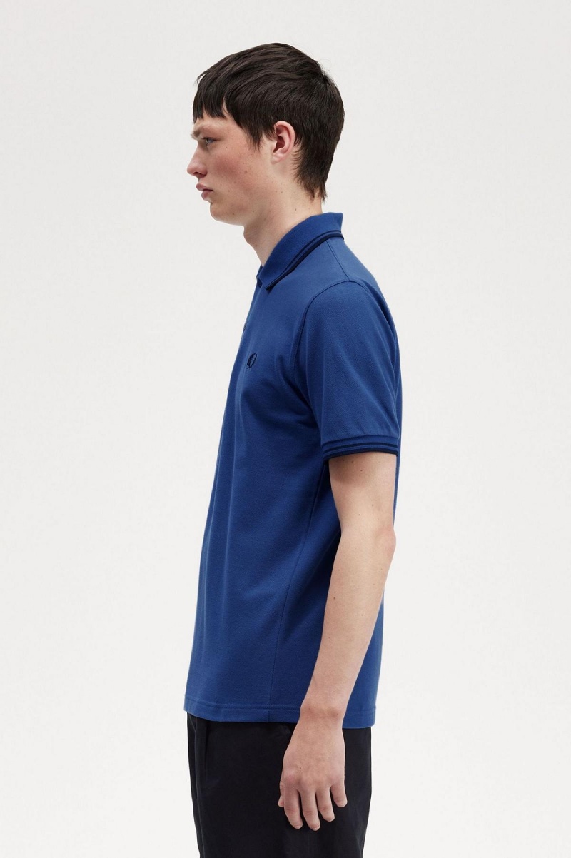 Fred Perry Shirt Fred Perry M12 Homme Bleu Marine Bleu Marine | EFRHC19965