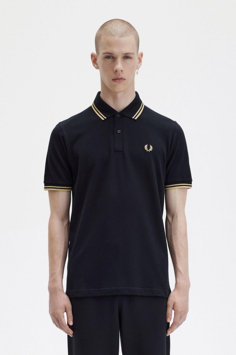 Fred Perry Shirt Fred Perry M12 Homme Noir | EFRHC76836