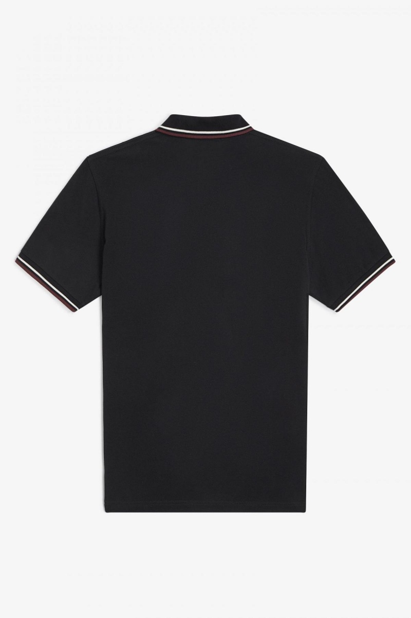 Fred Perry Shirt Fred Perry M12 Homme Noir | ZFRMJ14035