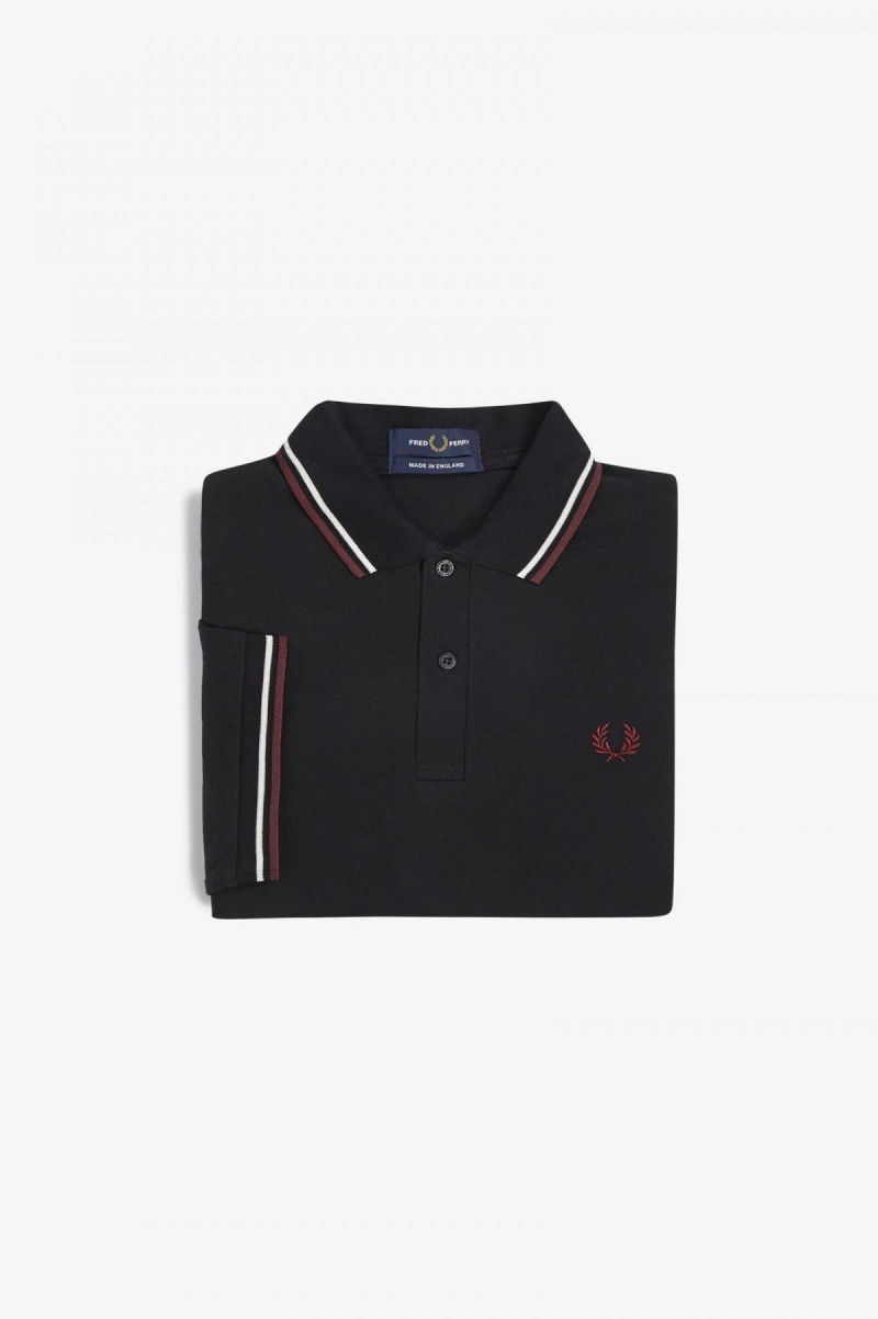 Fred Perry Shirt Fred Perry M12 Homme Noir | ZFRMJ14035