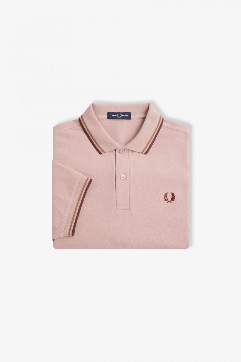 Fred Perry Shirt Fred Perry M3600 Homme Rose Rose | FRJVR75257