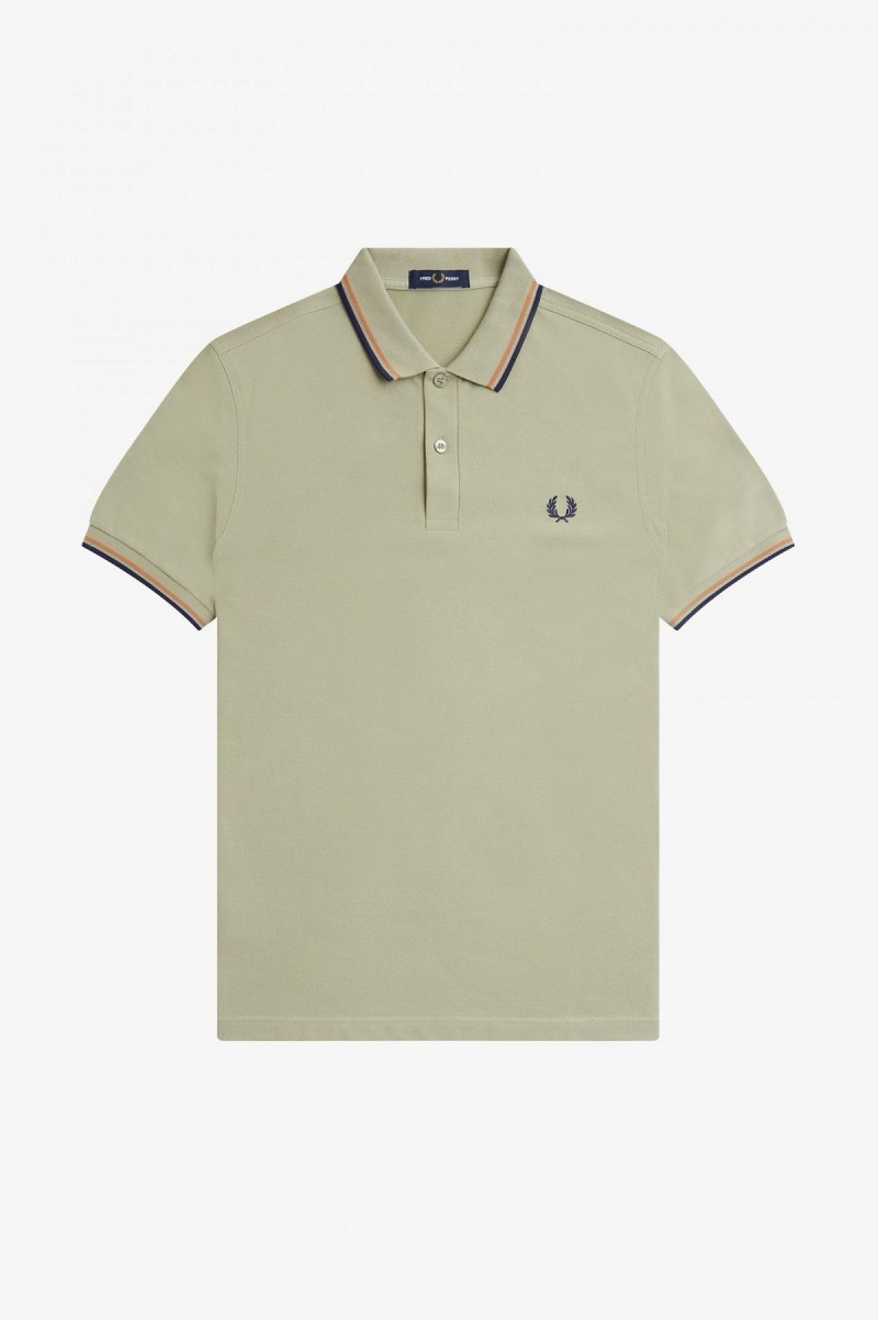 Fred Perry Shirt Fred Perry M3600 Homme Noir Bleu Marine | FRNEJ56016