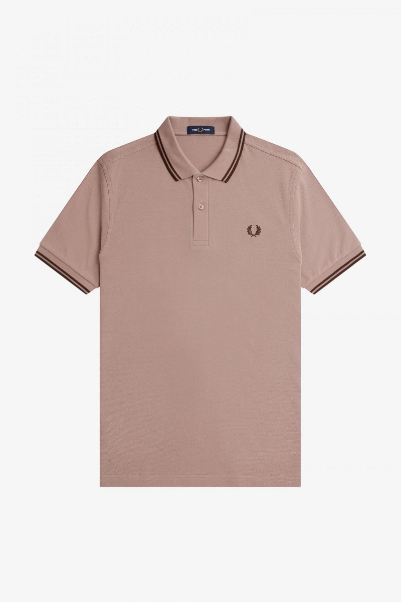 Fred Perry Shirt Fred Perry M3600 Homme Rose Foncé | XFRGW97709