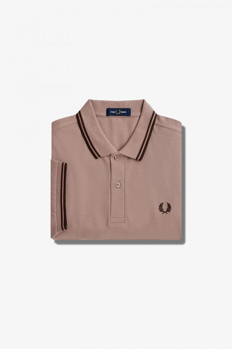 Fred Perry Shirt Fred Perry M3600 Homme Rose Foncé | XFRGW97709