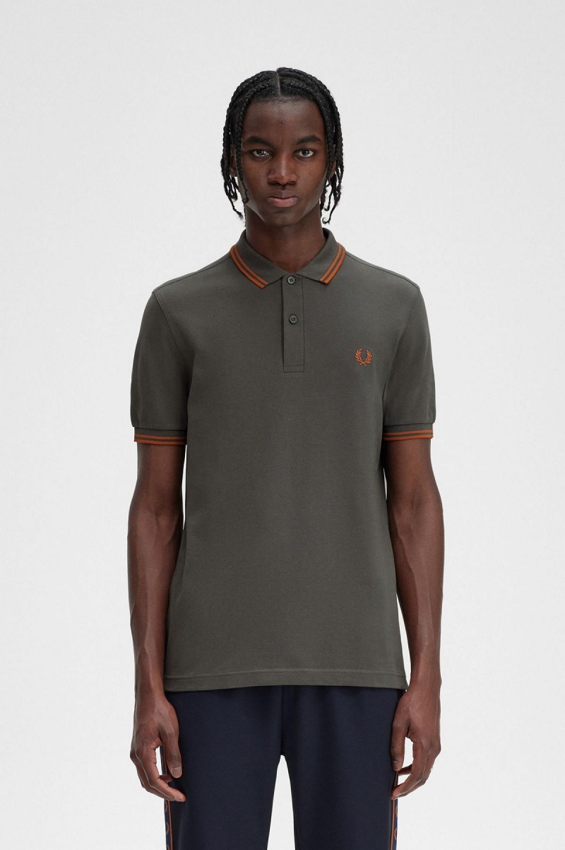 Fred Perry Shirt Fred Perry M3600 Homme Vert | XFRGW98297