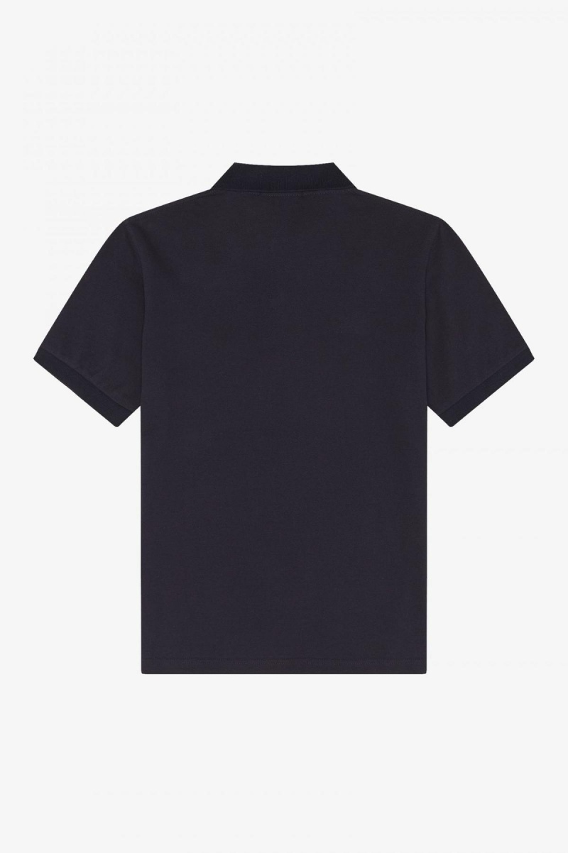 Fred Perry Shirt Fred Perry M3 Homme Bleu Marine Noir | BFRSO32327