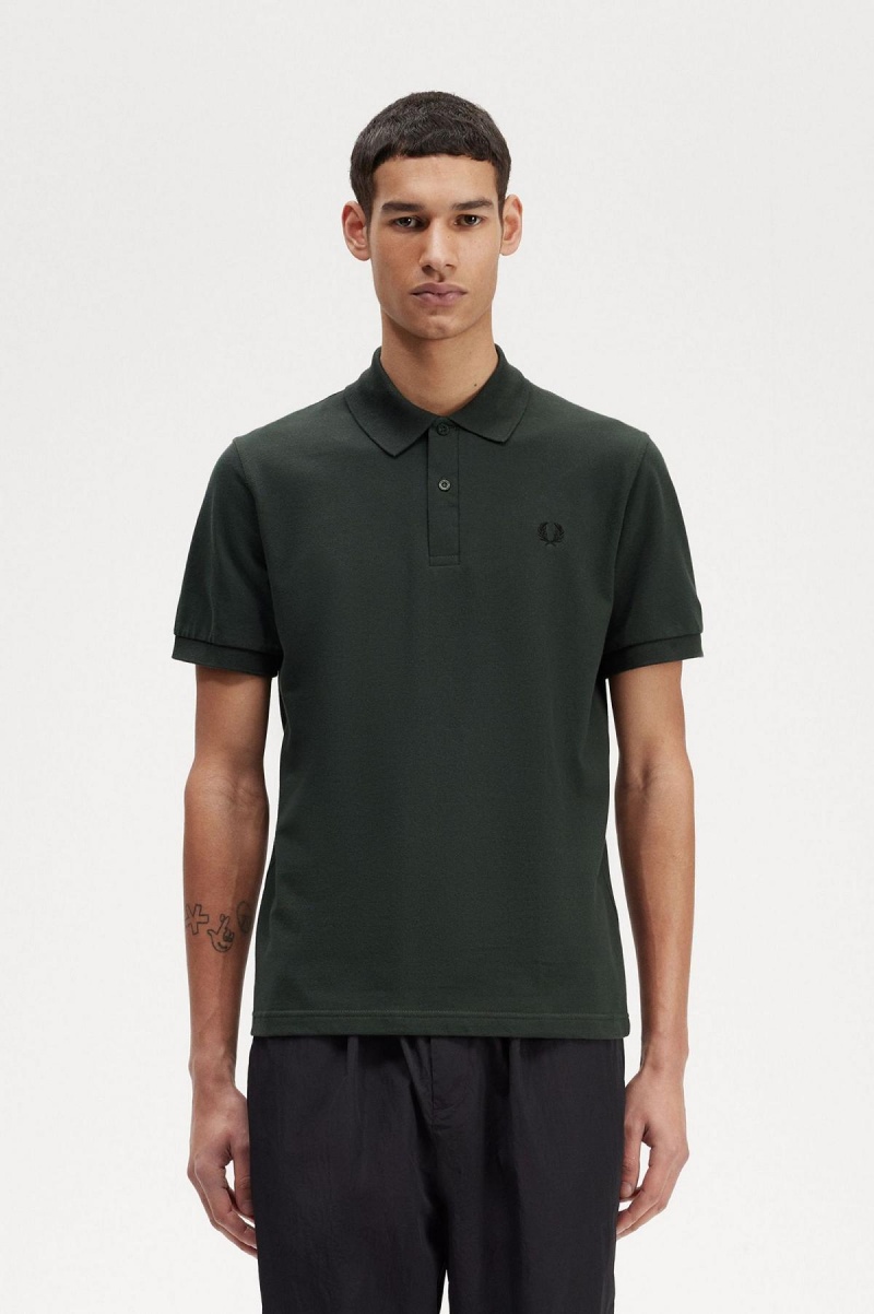 Fred Perry Shirt Fred Perry M3 Homme Vert Noir | FRDYB39305