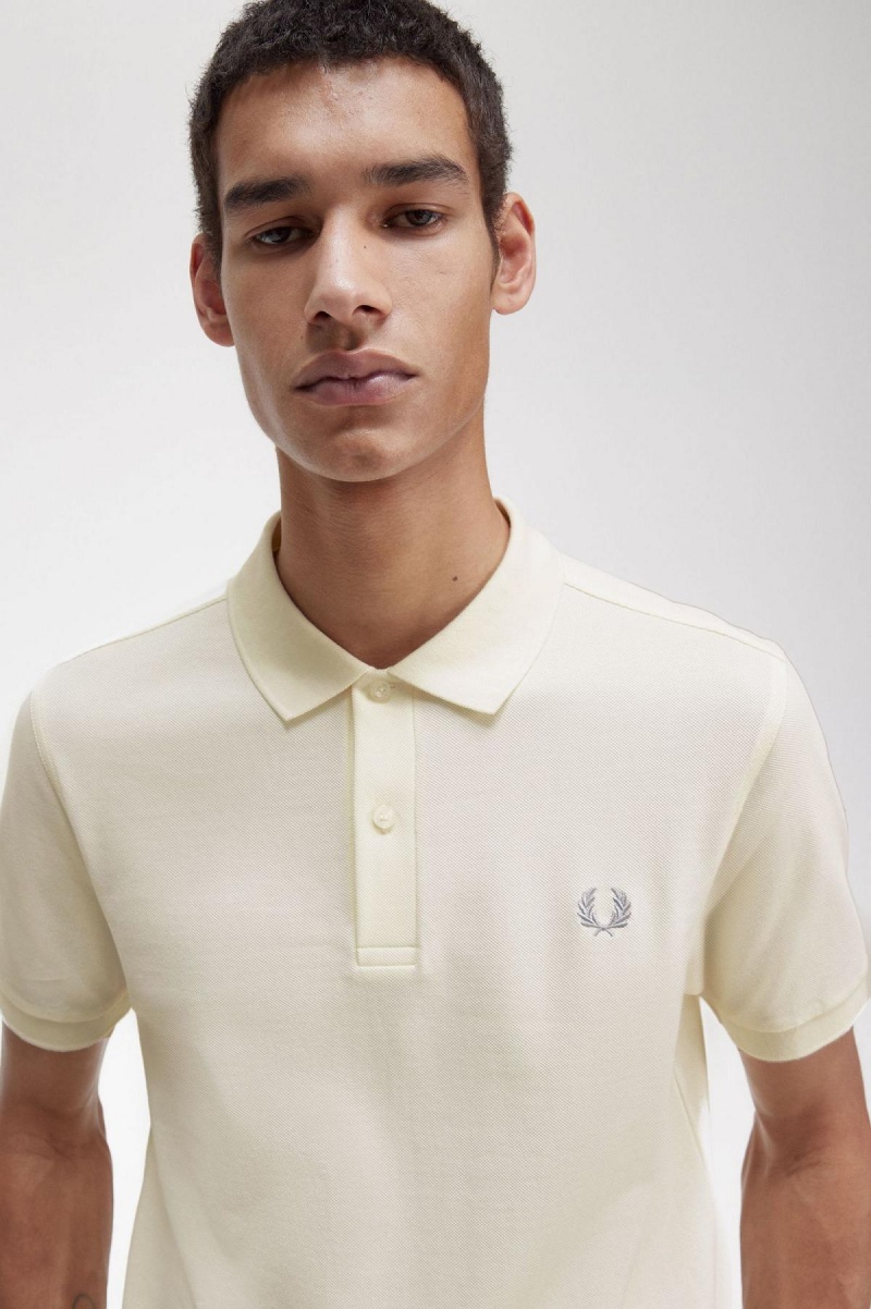 Fred Perry Shirt Fred Perry M6000 Homme Ecru / Limestone | FRXBR22564